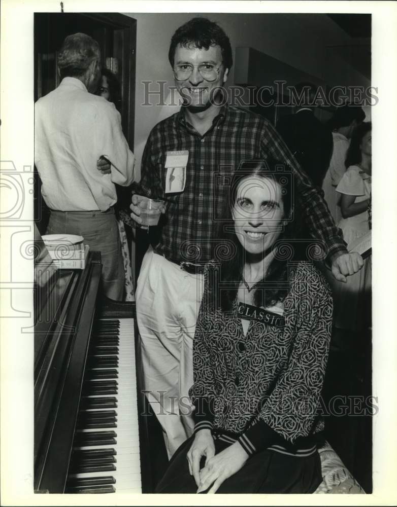 1989 Mark Doom &amp; Janice K. Hodges at Reception for Back Stagers-Historic Images