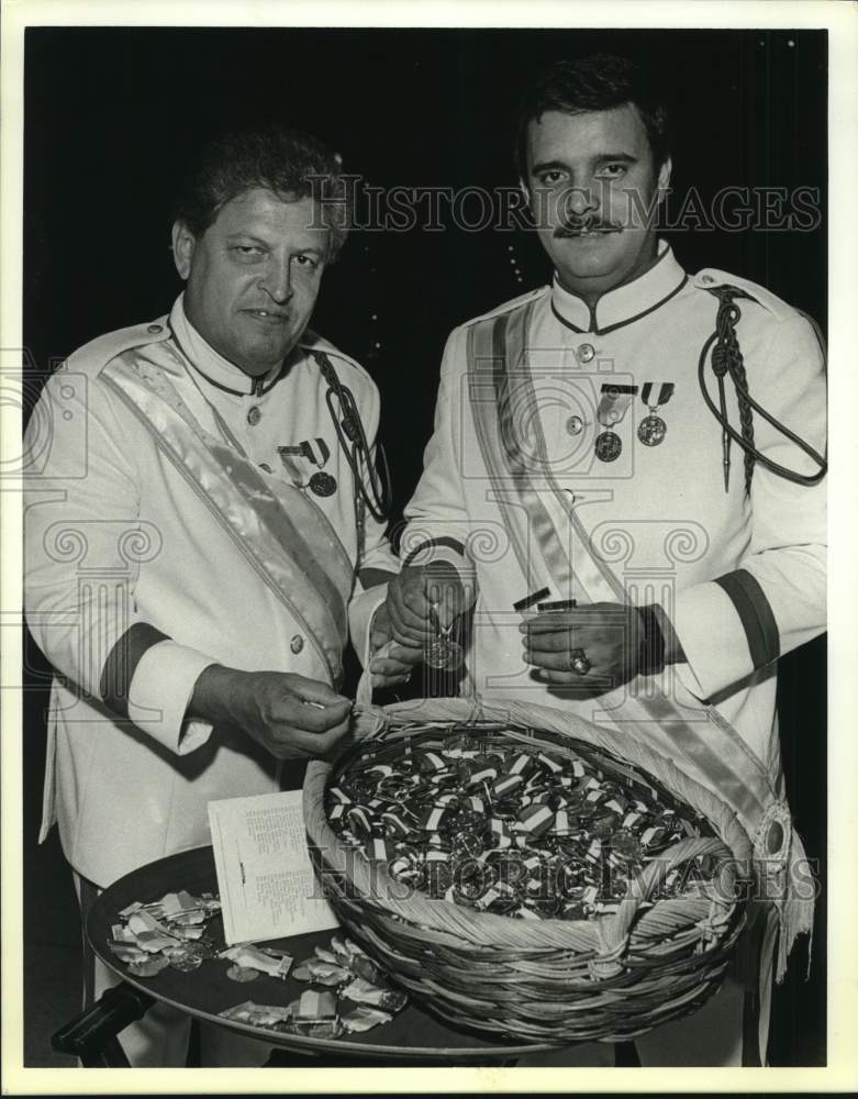 1988 Alex DeLos Santos &amp; Filipe Jimenez at Grand Ball- Rey Feo-Historic Images