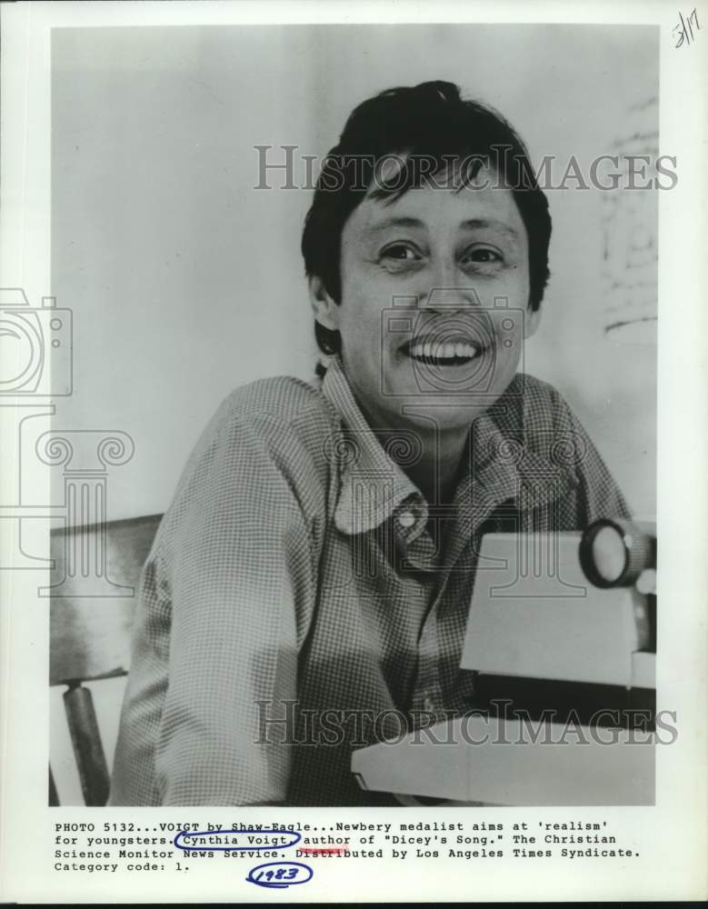 1983 Cynthia Voigt, author of &quot;Dicey&#39;s Song.&quot;-Historic Images