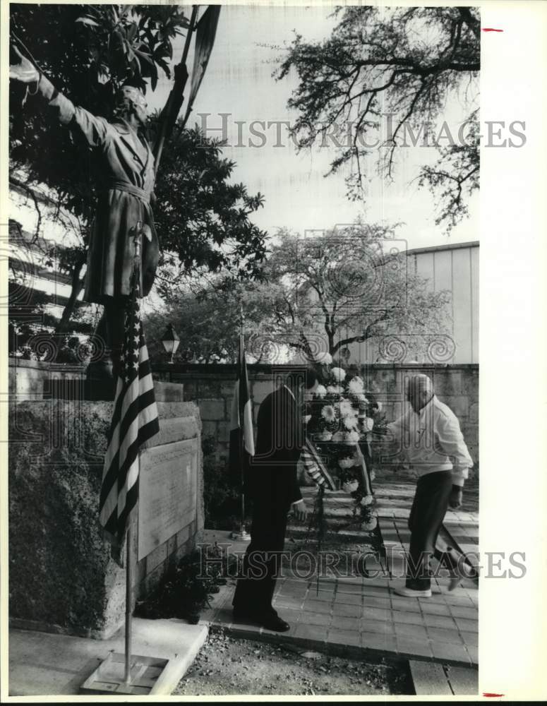 1991 Statue of Father Miguel Hidalgo Y Castilla, Texas.-Historic Images