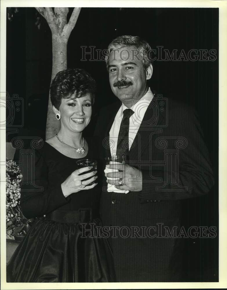 1988 Marilyn Reaney and Paul Hernandez at LuLac Roast-Historic Images