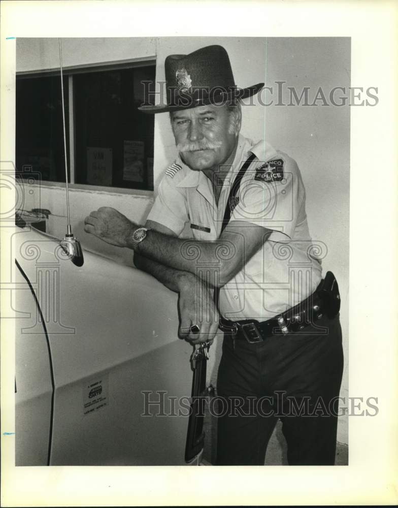 1985 Bob Holt, Blanco County Police-Historic Images