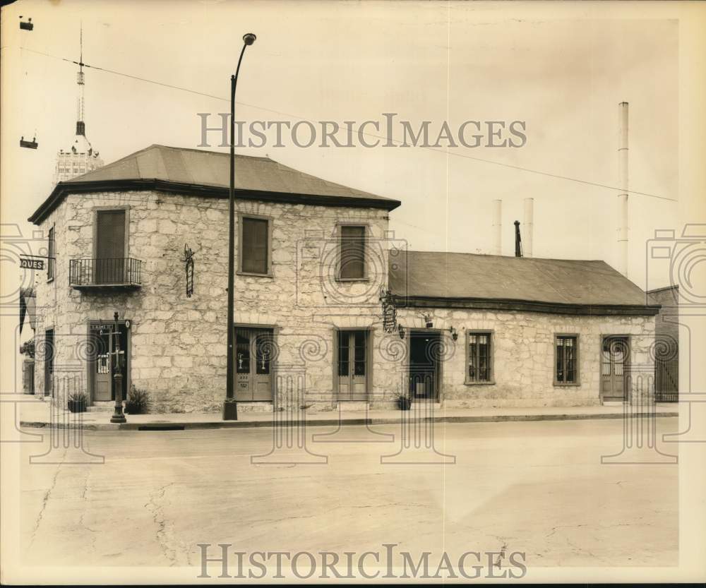 View of Conservation Corner at North Alamo and Villita, Texas-Historic Images