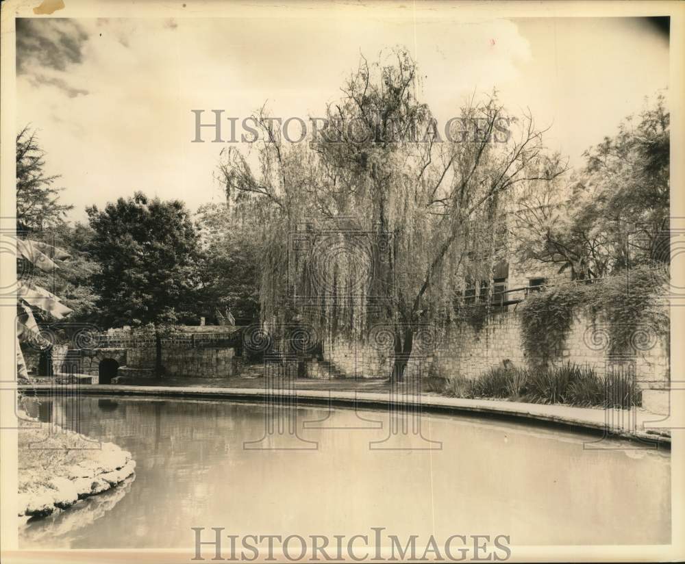 San Antonio River along Conservation Corner, Texas-Historic Images