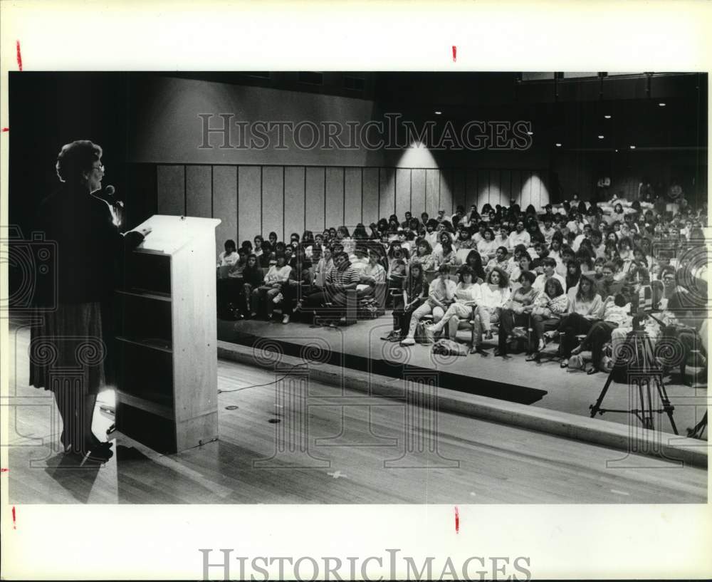 1989 San Antonio Education Partnership kick-off, Texas-Historic Images