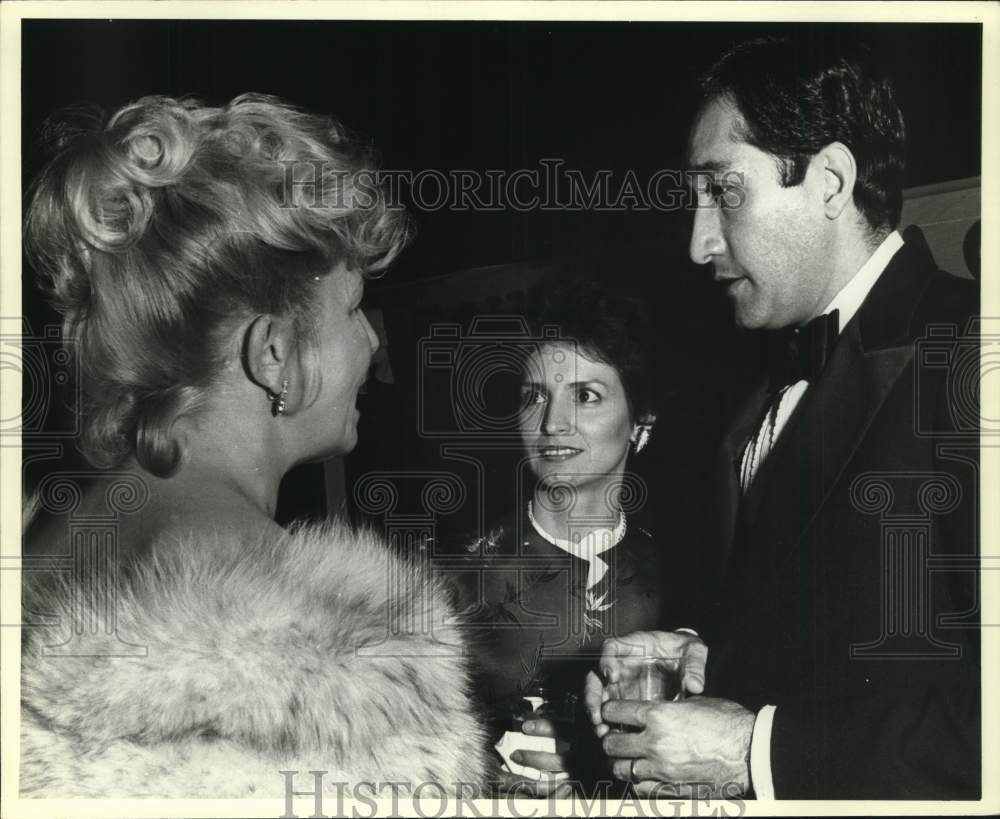 1983 Mary Alice and Henry Cisneros at Inaugural Ball, Texas-Historic Images