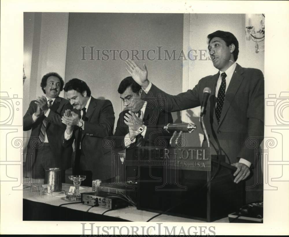 1983 Mayor Henry Cisneros at Southwest Voter Reg. Project, Texas-Historic Images