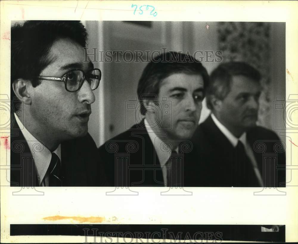 1983 Henry Cisneros, Doyle Sprall And Jim Squires-Historic Images