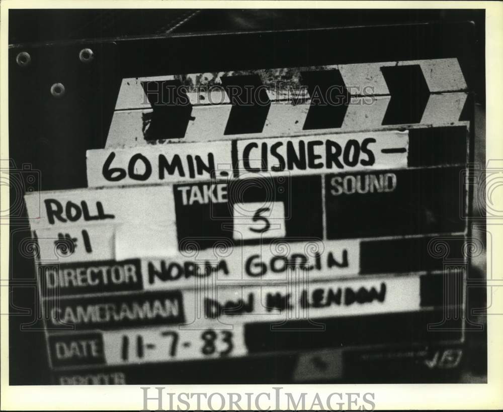 1983 CBS-TV Filming A Segment On Mayor Henry Cisneros, San Antonio-Historic Images