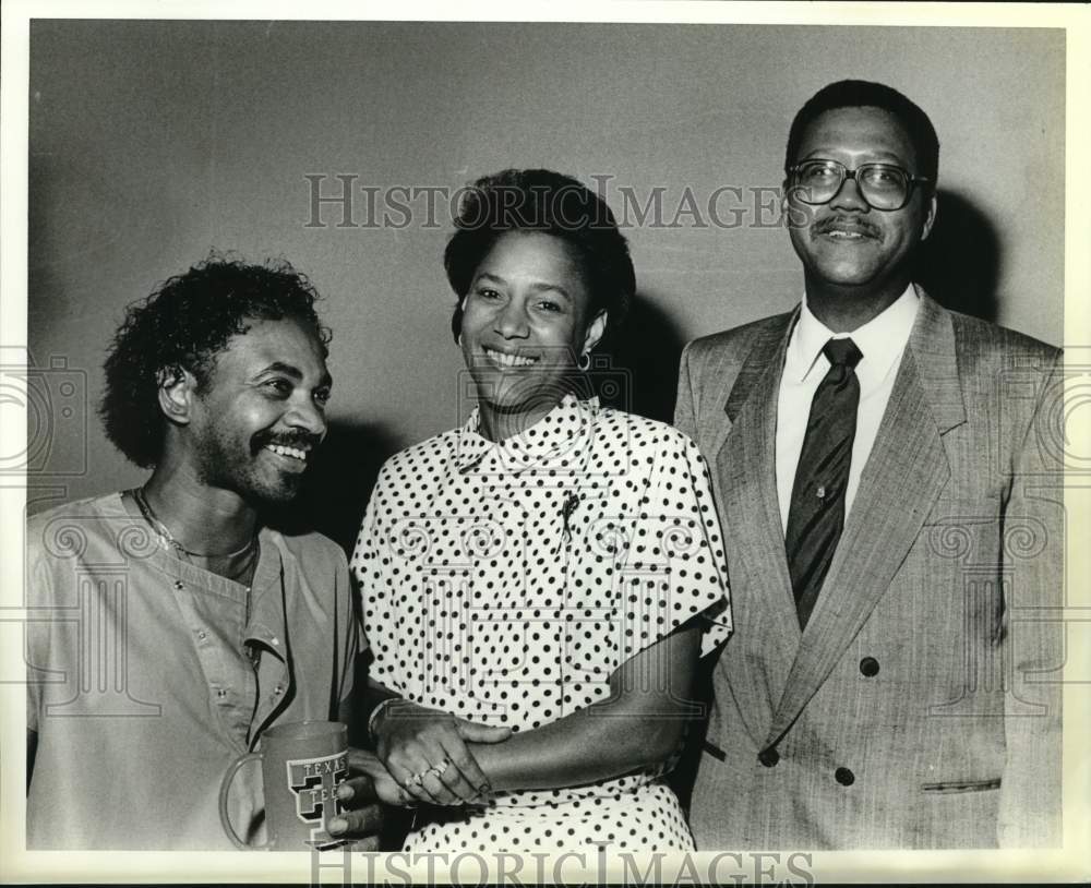 1989 Black Firefighters May Day Dance guests-Historic Images