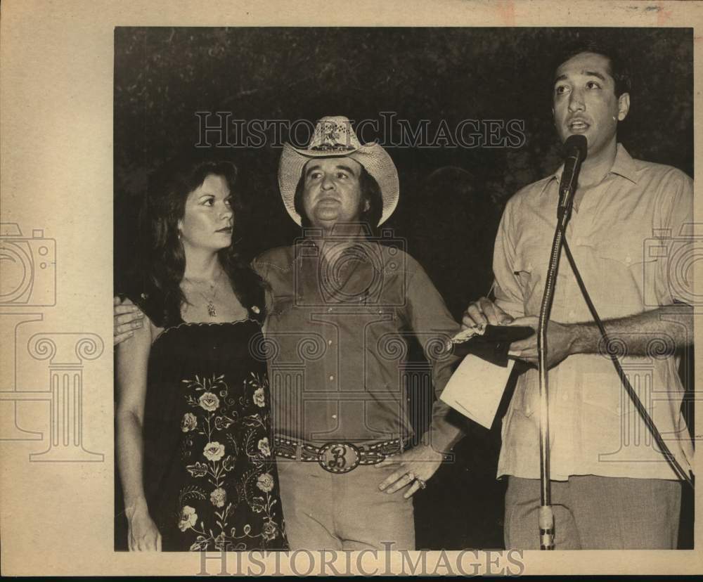1981 Henry Cisneros and guests attending Birthday Party, Texas-Historic Images