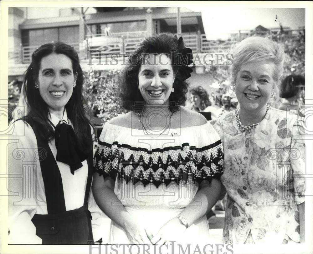 1990 Dr. Janice K. Hodges, Debbie Sandoval, Virginia Kane, Riverwalk-Historic Images