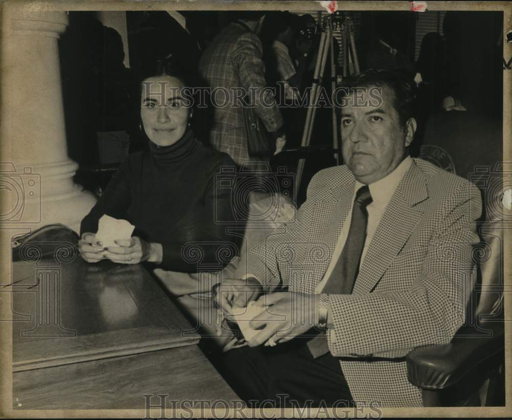 1977 Joe L. Hernandez, state representative with his wife, Texas-Historic Images