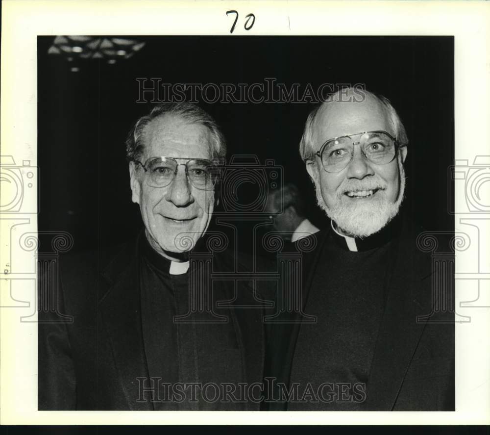 1988 Monsignor Robert Hoffman, Father Martin Jenco-Historic Images