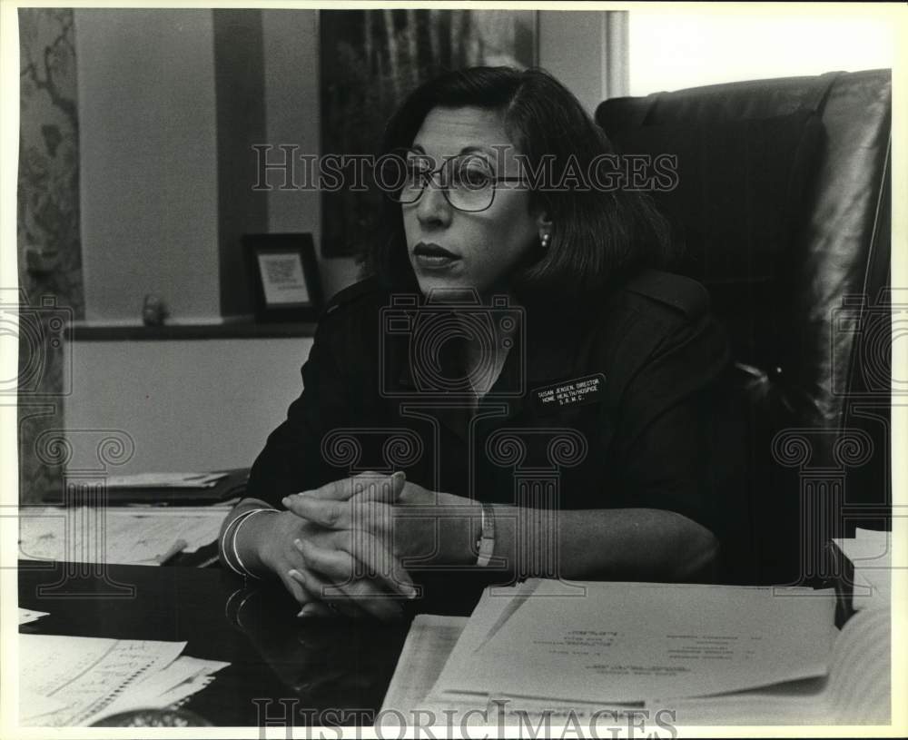 1988 Susan Jensen, director of Santa Rosa Hospital, San Antonio-Historic Images