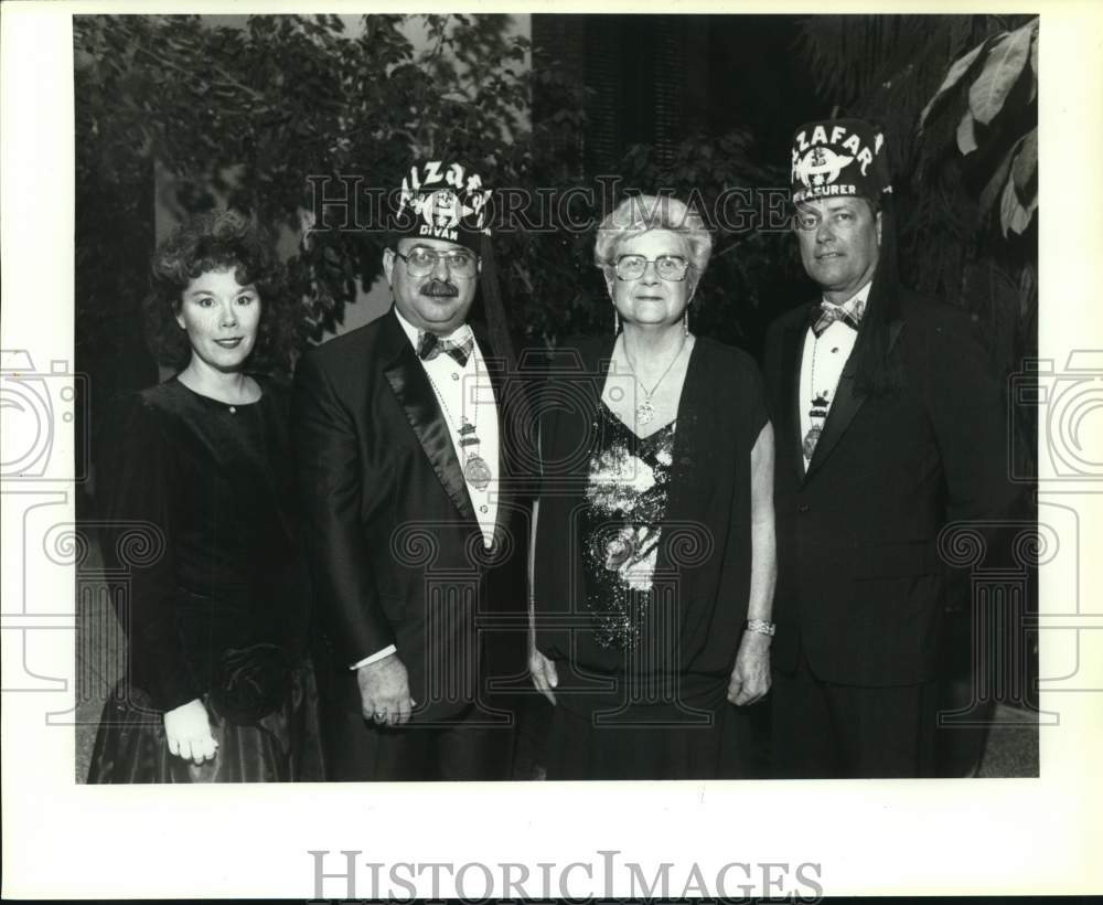 Sherry &amp; Bob Jett, Margaret Ubele &amp; Terry McGuire at Shriner Ball-Historic Images