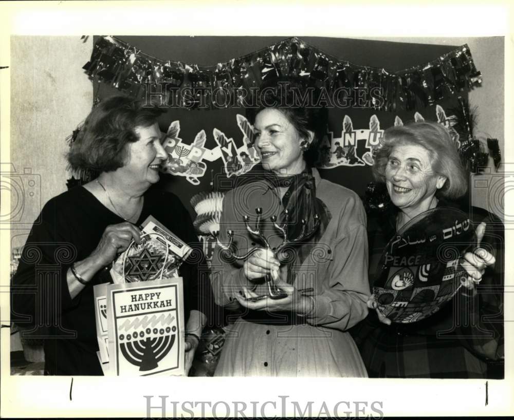 1990 Temple Beth-EL Sisterhood&#39;s Annual Hanukkah gift show, Texas-Historic Images