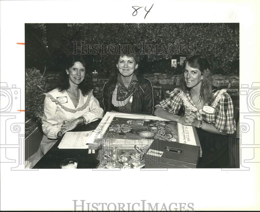 1987 Attendees, NIOSA Poster Party, Casa Villita Garden-Historic Images
