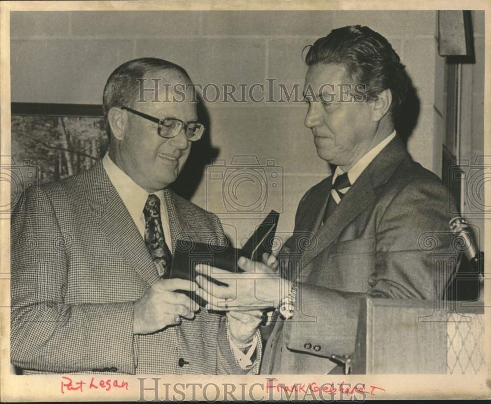 1974 Pat Legan honored by Frank Gebhardt-Historic Images