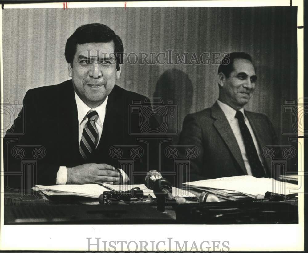 1984 Oscar Hernandez &amp; Victor Rodriguez- School Board Members-Historic Images