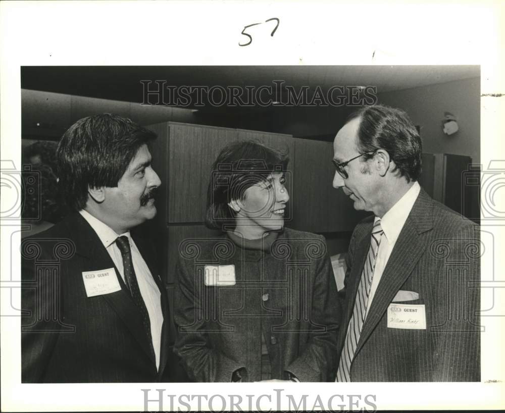 1987 Attendees at Bennett Reception at Republic Bank, San Antonio-Historic Images