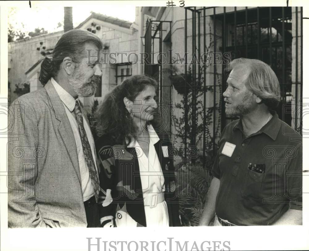 1989 Kickoff reception for Bird House Auction, Texas-Historic Images