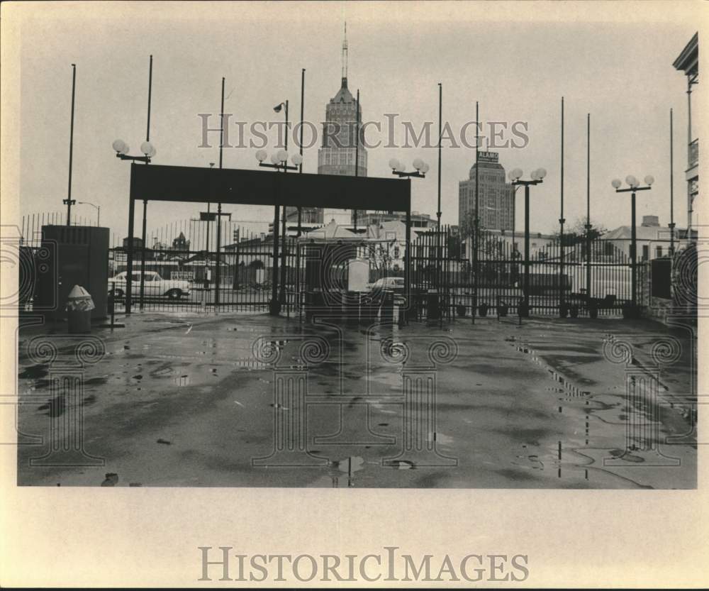 Outside view of Hemisfair Plaza-Historic Images