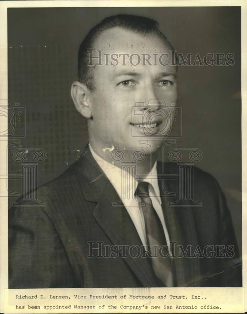 1965 Richard D. Lenten, Mortgage and Trust, Inc., San Antonio, Texas-Historic Images