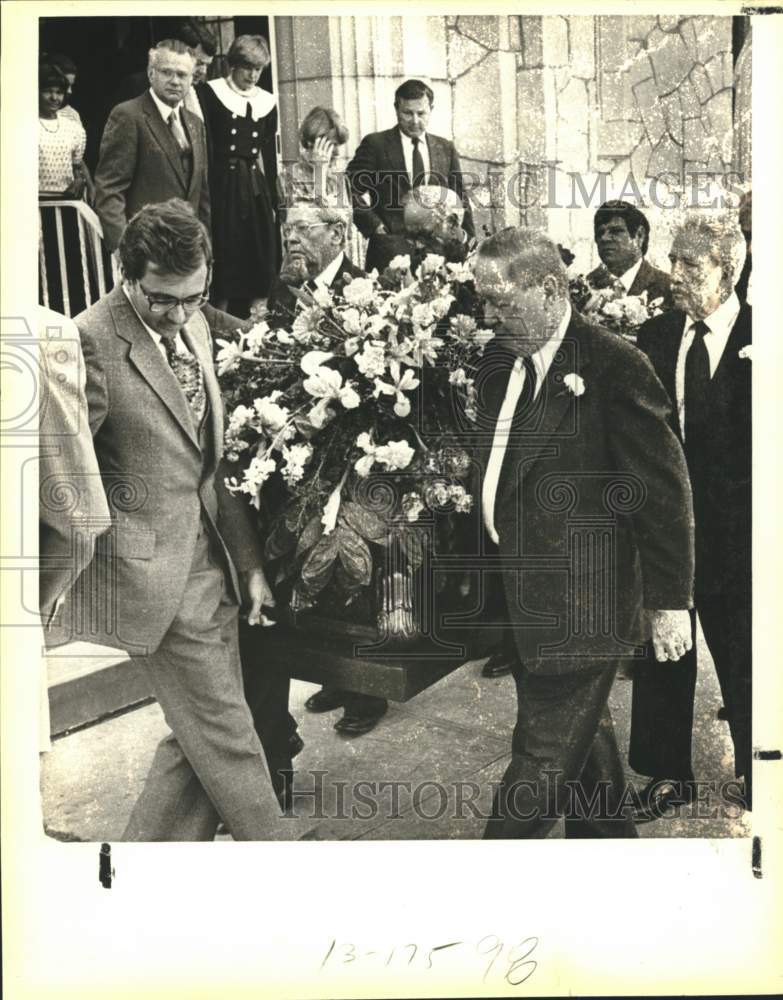 1984 Mrs. John Wood's funeral at Our Lady of Grace Church-Historic Images