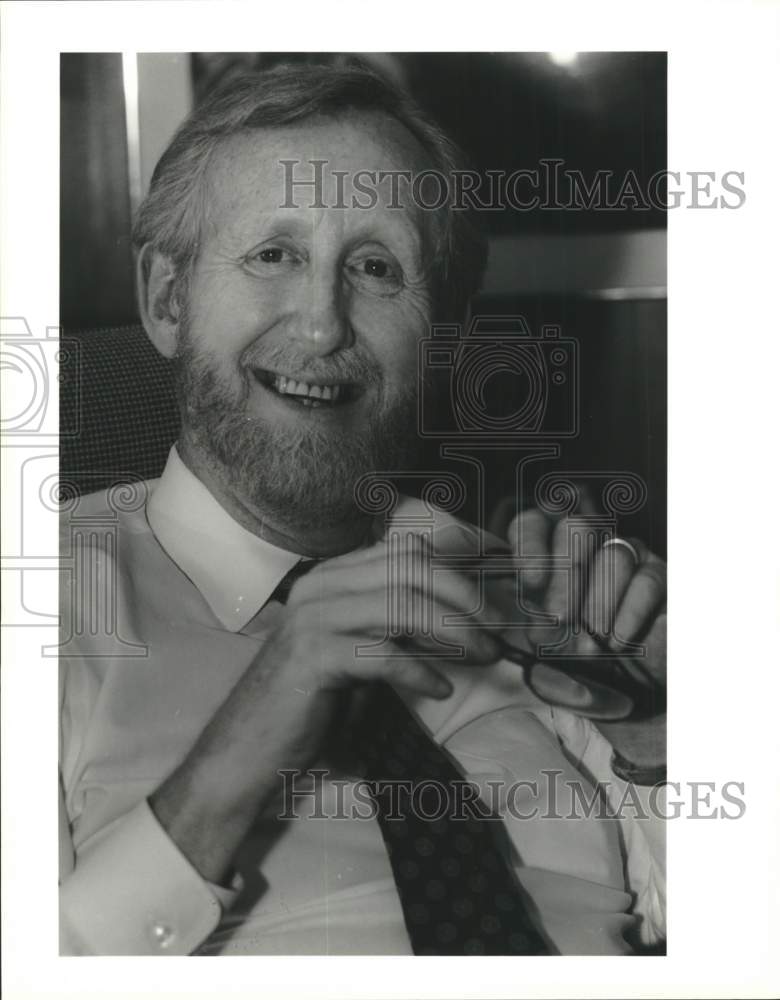 1990 Library Director David Leamon of Library Foundation-Historic Images