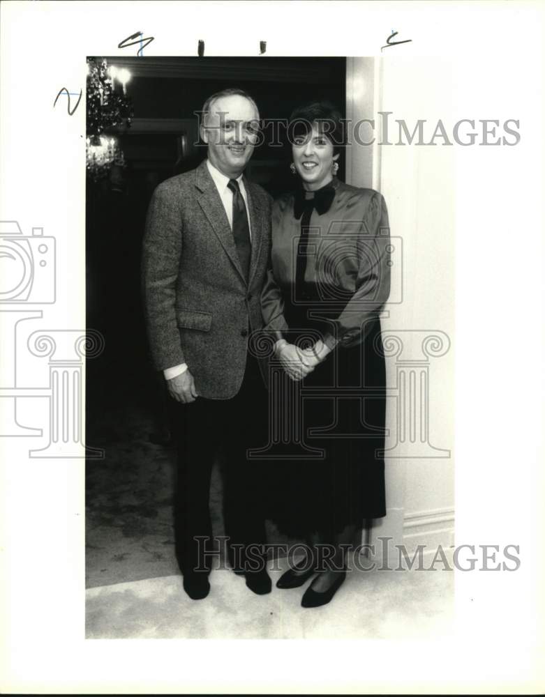 1991 Dr. John Howe and Jill Howe attend McAllister Family party-Historic Images