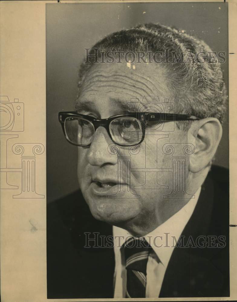 1982 Henry Kissinger speaks at Trinity.-Historic Images
