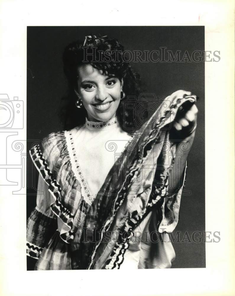 1990 La Feria de la Flores 1990 queen contestant Michele Niero-Historic Images