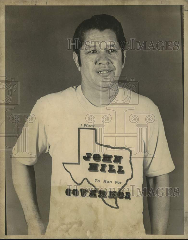Armand Laurel, Supporting John Hill for Texas Governor-Historic Images