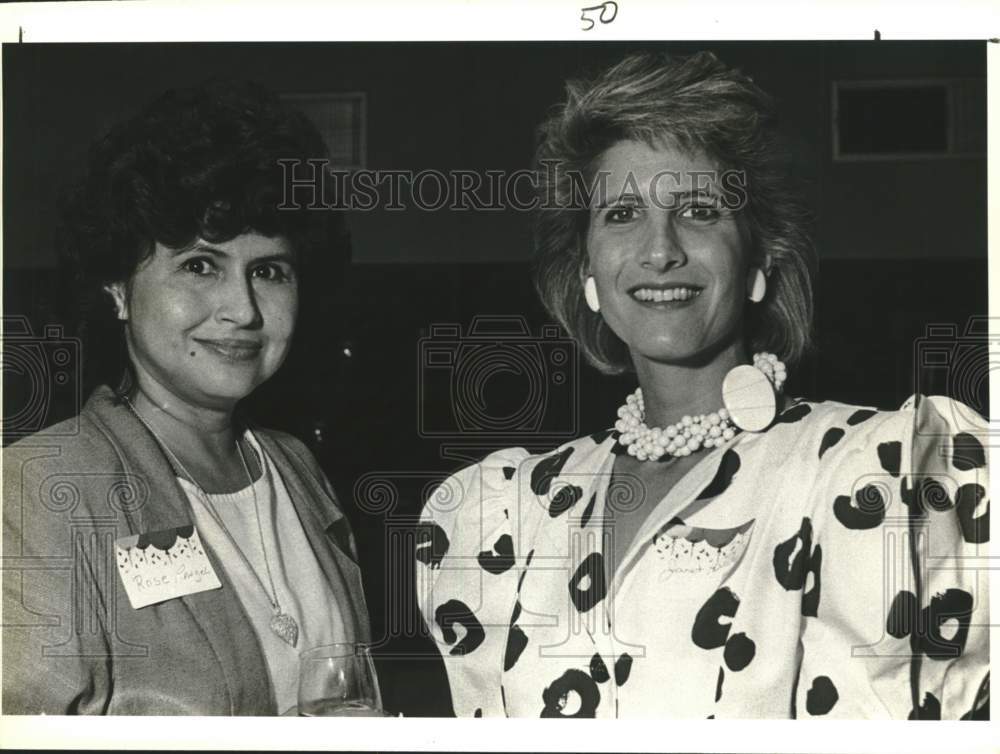 1987 Janet Holliday and guest of &quot;Very Special Arts&quot; Festival-Historic Images