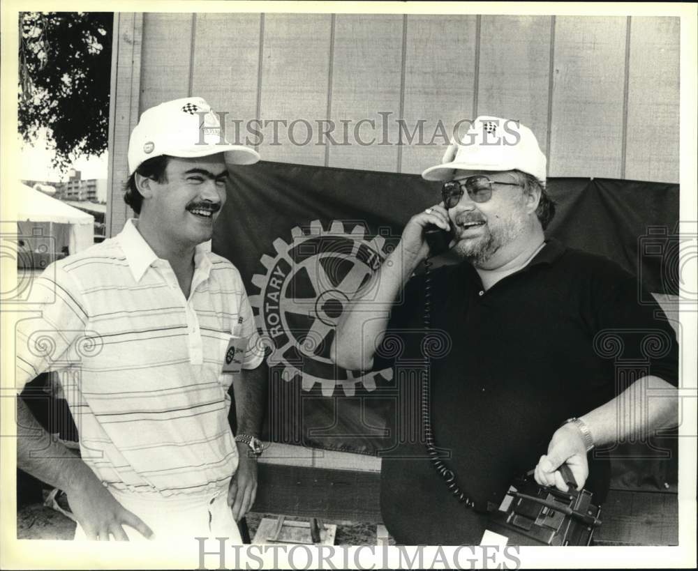 1989 Bryan Tidwell and Mike King, Rotary Club of San Antonio, Texas-Historic Images