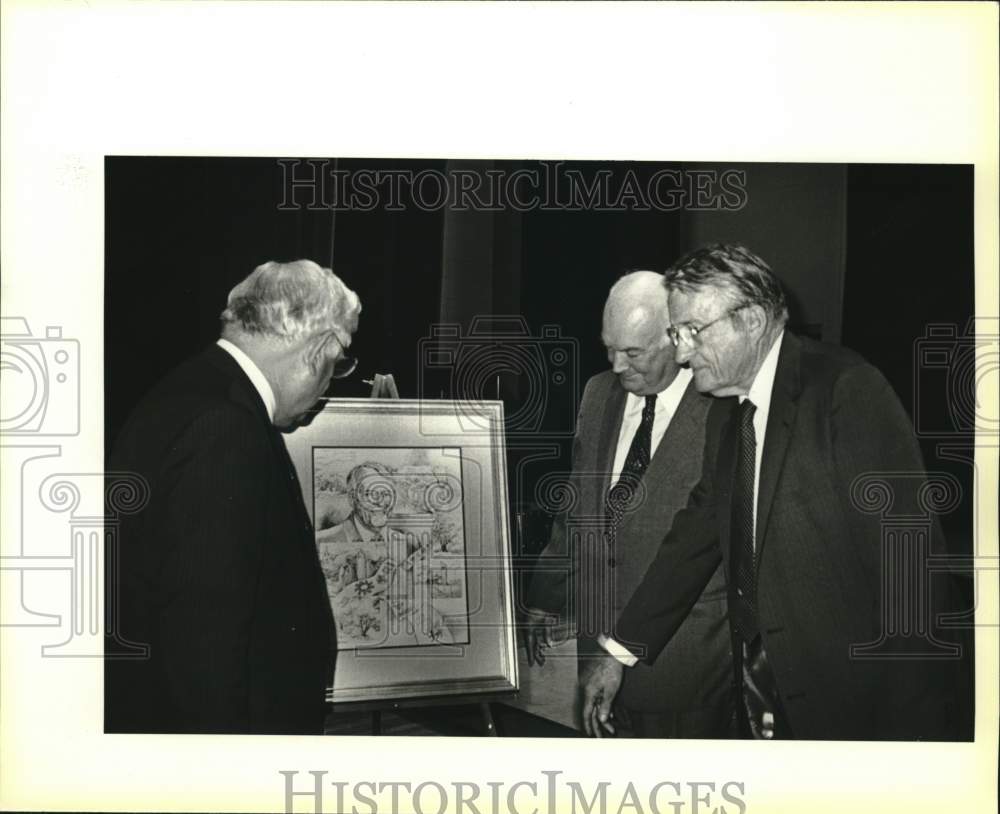 1985 John Traeger with Abner McCall and Elliot Knox-Historic Images
