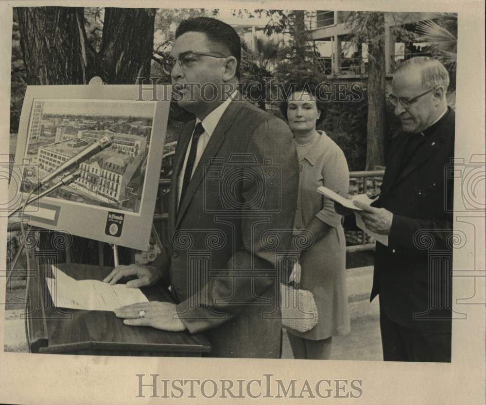 1967 Officials At Dedication Ceremonies For La Posada Hotel-Historic Images