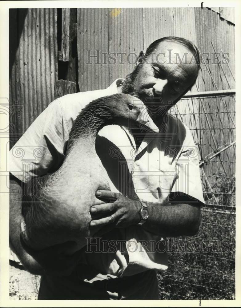 1990 Naturalist David McKelvey & Lautrec, the goose-Historic Images
