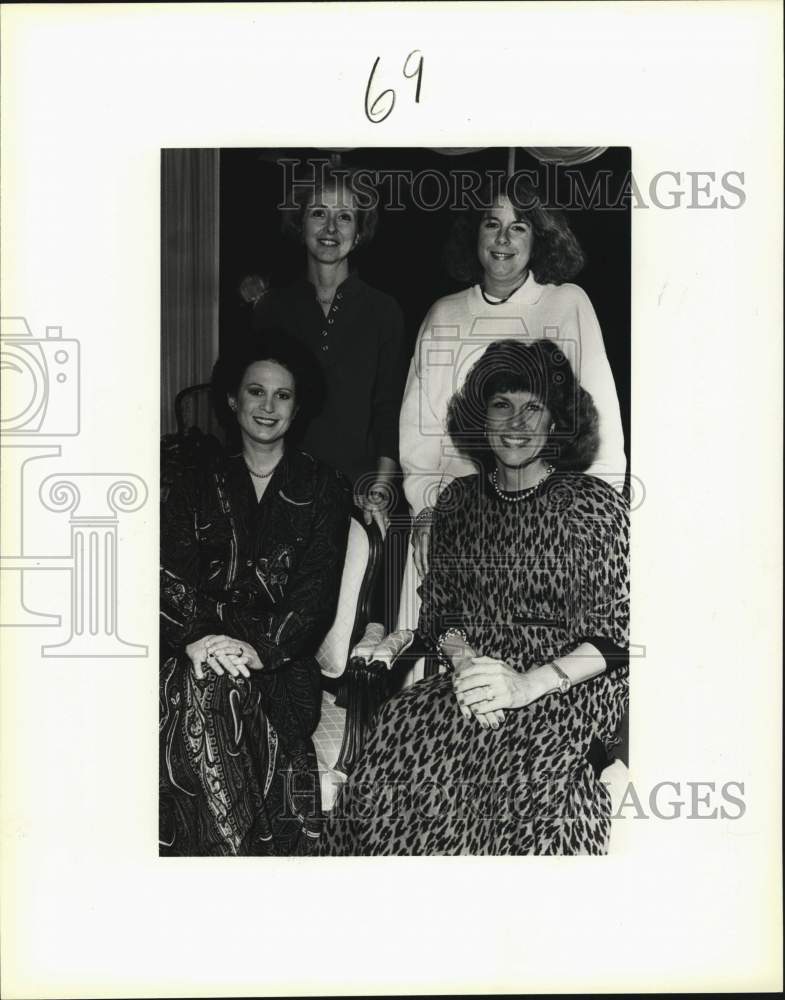 1987 Debbie McCullough and participants of Cystic Fibrosis party-Historic Images