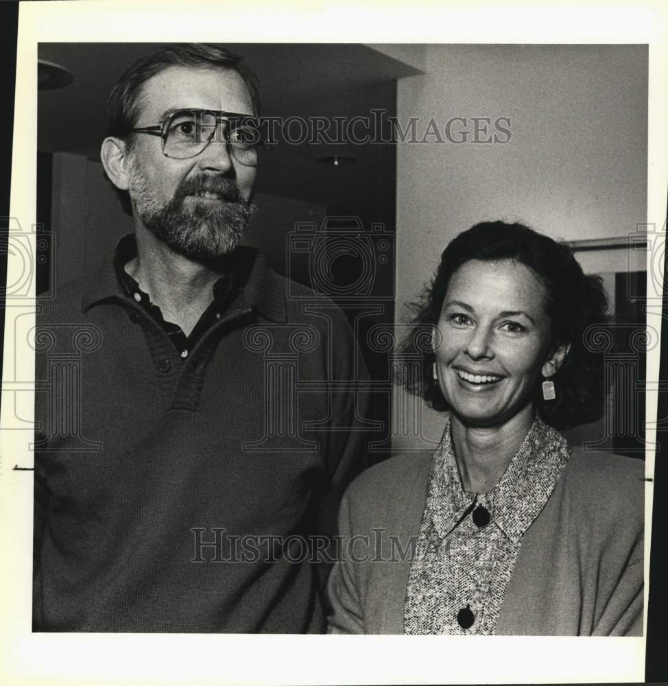 1988 Bill McDonald &amp; Courtney Walker at Humane Society Benefit-Historic Images