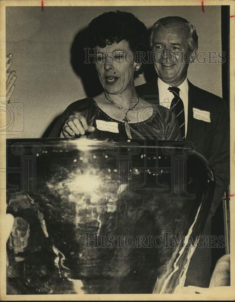 1978 Nelda Weatherly with Robert McDermott, Citizens of the Year-Historic Images