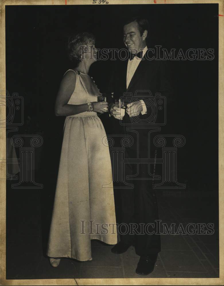1979 Mr. and Mrs. Lowry Mays at Chrysanthemum Ball.-Historic Images