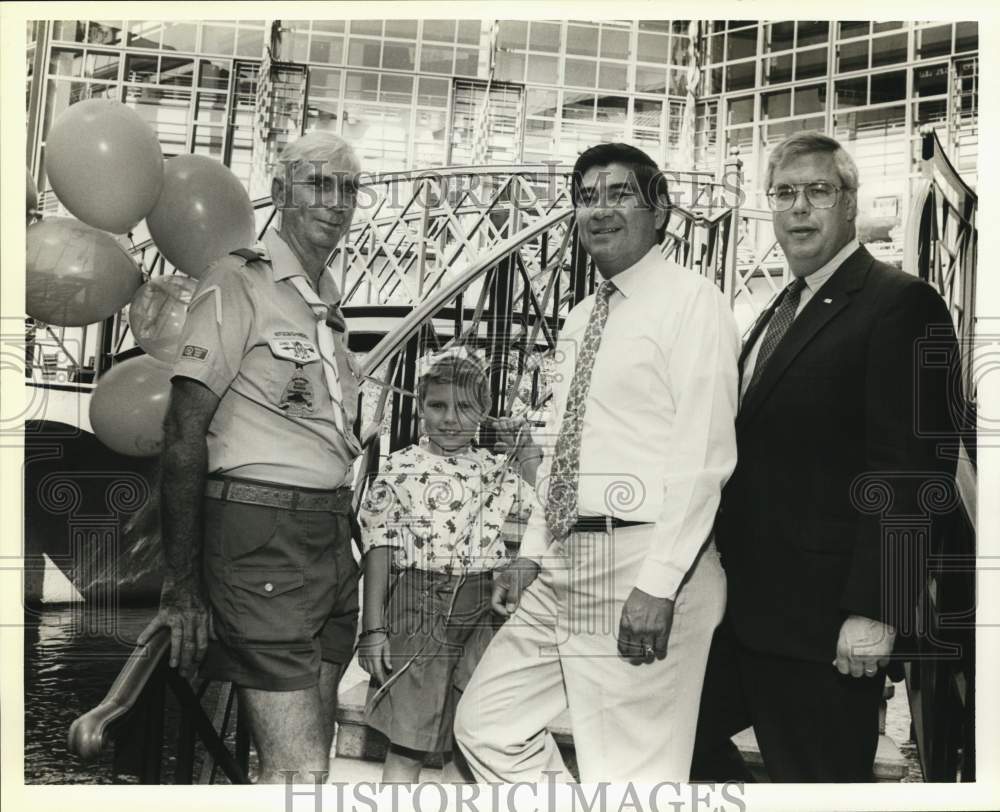 1989 Poster Child And Officials At Leukemia Society Benefit-Historic Images