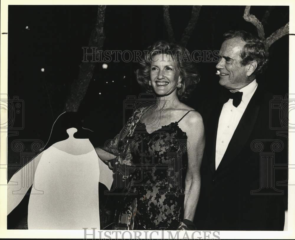 1988 Couple Shows Penguin Decorations For Whale Gala-Historic Images
