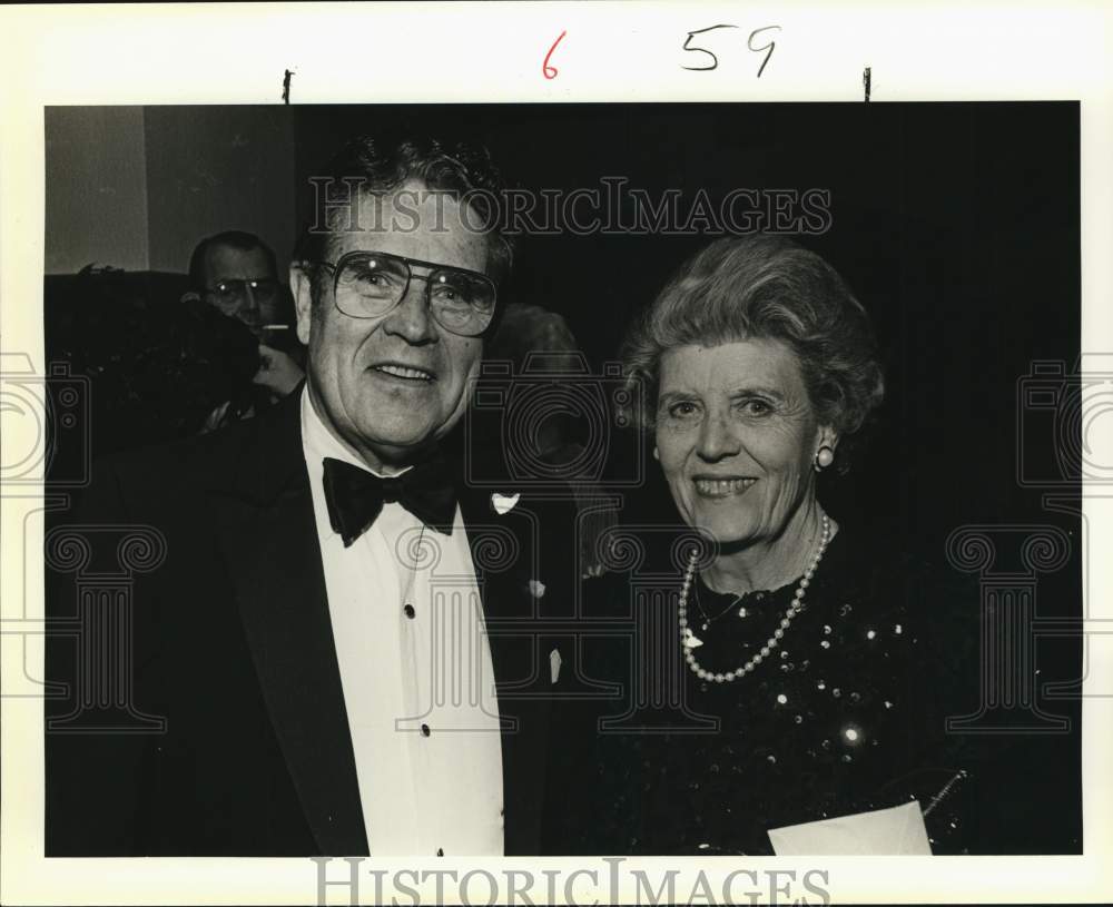1986 Jim & Gen McLaughlin at Flores Gala at Hilton-Historic Images