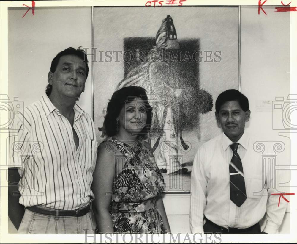 1990 Reception for Centro Cultural Aztlan Expression Art Gallery-Historic Images