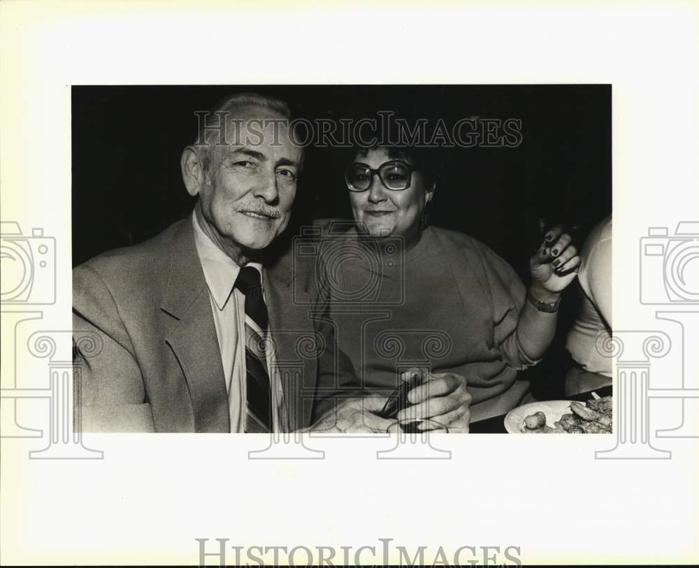 1987 Jay Meadors and Mary Lou Peterson at Dick&#39;s Resort.-Historic Images