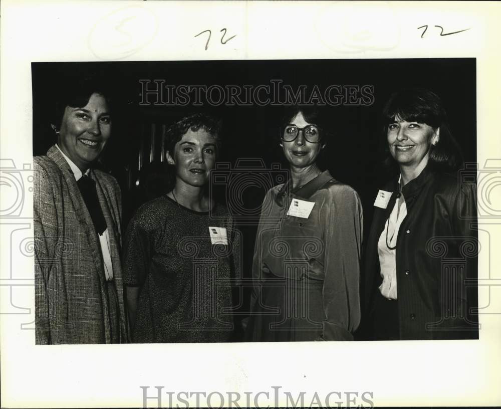 1987 Dr. Diane Martinez and guests of Professional Women&#39;s Reception-Historic Images