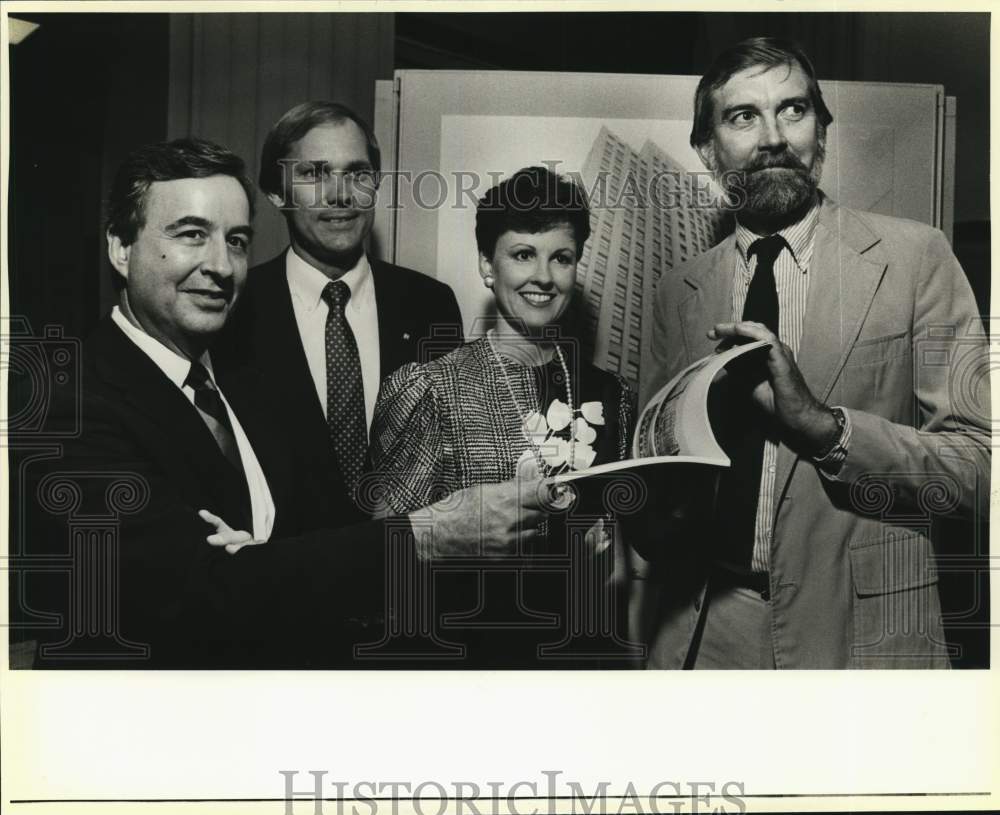 1986 Chris Carson, Bob Davis, Linda Davis & Bill McDonald-architects-Historic Images